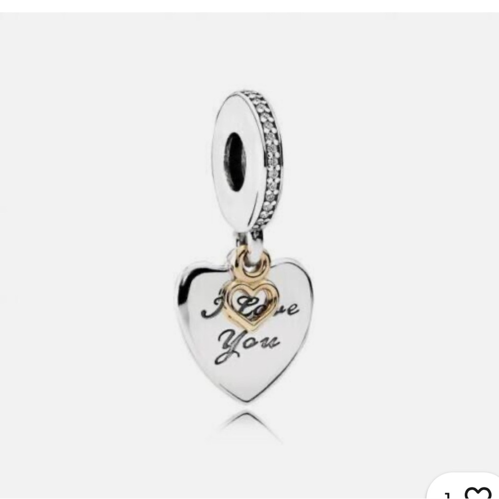 Pandora Heart Bracelet Charm
